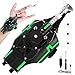HOTBEST Web Launcher Toy String Shooter, Luminous Web Shooter Wrist Toy-Rope Launcher, Automatic Take-up, 8ft Launching Range, USB Rechargeable, Superhero Role-Play Toy for Men Kids (Black)