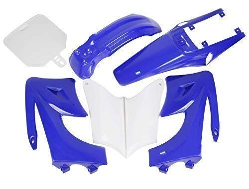 HMParts Juego de Carenado Suciedad Pit Bike 125-150 CCM Tipo 2 Blau