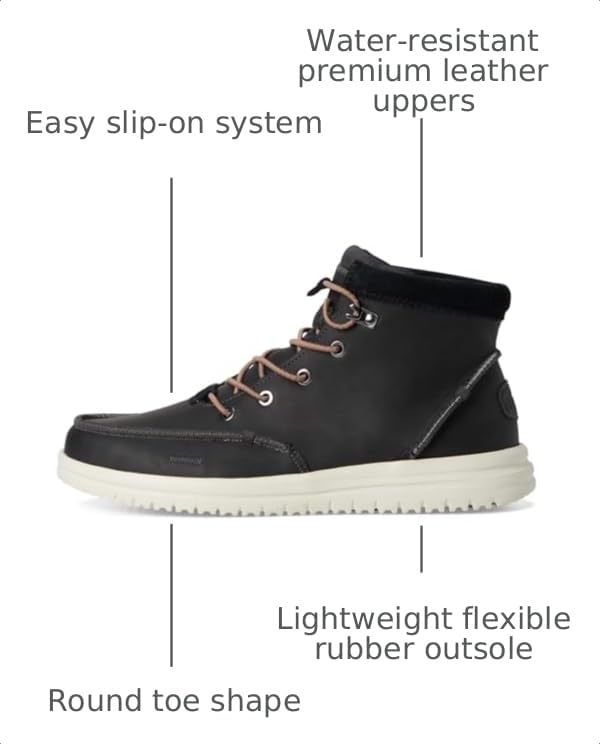 Image of HEYDUDE Men's Bradley Boots | Men's Boots | Comfortable & Light-Weight