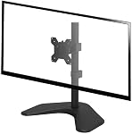 PrimeCables Single Monitor Stand 17-32 Inch Upto 19.8lbs | VESA 75-100mm, Heavy Duty Free-Standing, Fully Adjustable VESA Monitor Arm, Holds up to 19.8lbs