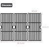 Replacement Parts for Charbroil Grill Grates 463344116 463370719 463343015 G460-0500-W1 G421-0008-W1 Charbroil Advantage 3 4 Burner Gas 2 Coal Parts 463340516 Char-Broil Tru Infrared 463336016 #2