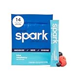 AdvoCare Spark - Energy Drink Mix - Vitamin & Amino Acid Supplement - Supports Energy & Focus* - Portable Immune Support* - Sugar-Free - Blue Raspberry, 14 Stick Packs (3.5 oz)