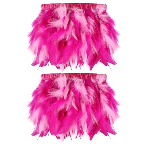 Garniture plume dinde whitefeather 4 verges, naturelle moelleuse, 4-6 po
