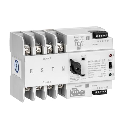 Interrupteur de transfert pour groupe électrogène MATCS-100E/4P 100A - 3