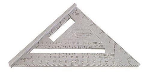 Johnson Level & Tool RAS-70 7-Inch Structo-Cast Rafter Angle Square w/Manual