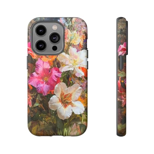 Coque bouquet floral coloré iPhone 14 Pro pour sublimer vos looks d'automne