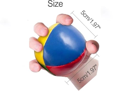 Coriver 15Pcs Soft Jonglierbälle Set, Kinder Ballwurfball Spiele Zirkus Clown Farbige Jonglierbälle für Erwachsene Kinder Anfänger Outdoor Spielzeug mit Aufbewahrungstasche