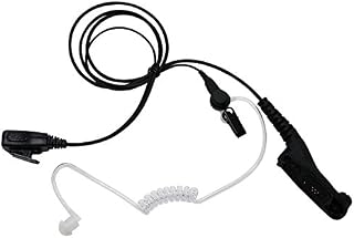 Replacement for Motorola APX 6000XE P25 FBI Earpiece with Push to Talk (PTT)