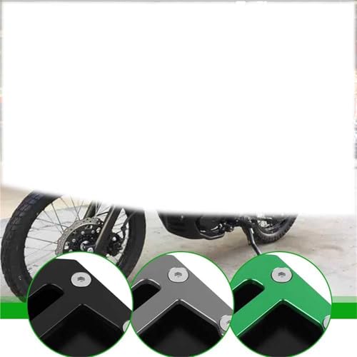 Patin support élargisseur KLR650 haute résistance pour béquille