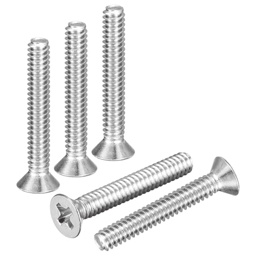 Vis machine Phillips tête plate #4-40x3/4 304 argent 100pc