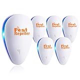 Ultrasonic Pest Repeller - 6 Pack, Electronic Mouse Repellent, Indoor Rodent Repellent，Rat Repellen