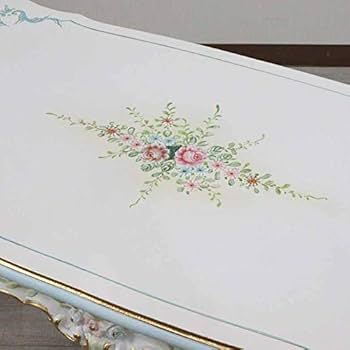 Amazon.co.jp: ロココ調 リビングテーブル 120cm ハンドペイント