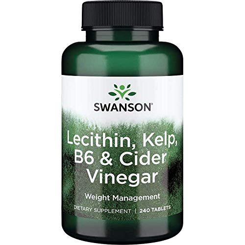 Swanson Lecithin Kelp B-6 & Cider Vinegar 240 Tabs