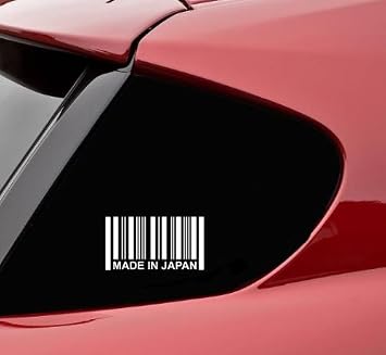 Made in japan vinyl decal bumper sticker drifting drift jdm
