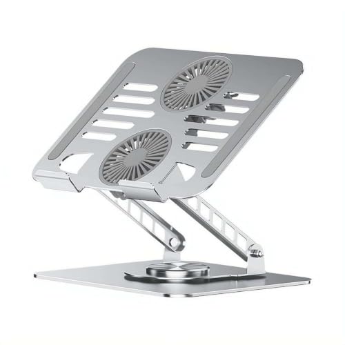 Base de refrigeración para portátil de oficina y juegos con elevador ajustable de aluminio