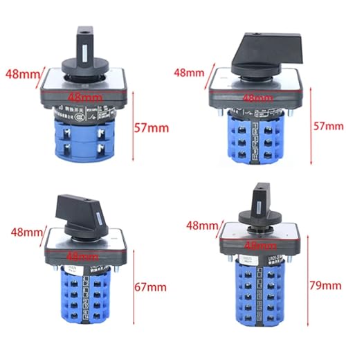 Interruptor de transferencia LW26-20 de 3 posiciones 440V 20A para rotación de motor 5