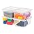 IRIS USA 4-Pack Storage Bins with Lids, 17 Quart, Shoe Boxes Clear Stackable Containers Organize Shoes Closet Shelves, Classroom Organization Teacher Tools, Game Storage - BPA-Free Plastic