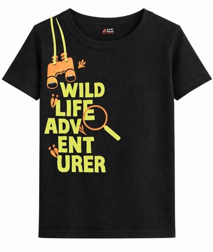 Image of Lush Plush Boys High GSM Cotton Half Sleeve Printed Cotton T-Shirt
