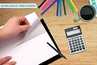 100 selbstklebende DIN A4 Etiketten Aufkleber, 210x297 mm, universell – Ansicht 4