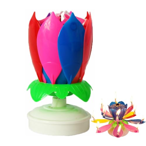 HhBdy Velas de aniversário, velas coloridas criatividade, vela autizado interessante, velas de aniversário originais giratórias para festa de aniversário aniversário aniversário festa de casamento