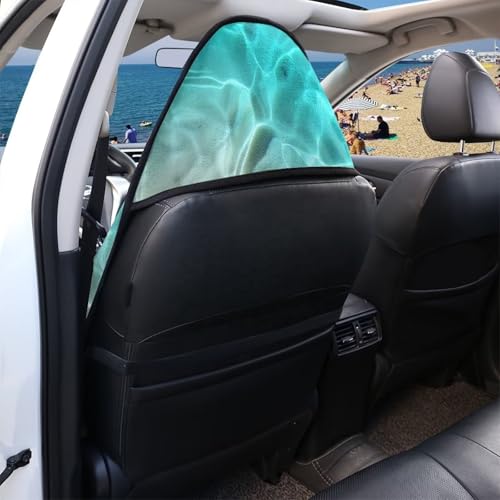 Image of Starfish Shell Car Seat Cover Protector Waterproof Soft Auto Seat Covers Anti-Slip Easy to Install Automotive Vehicles Seat Cover Protectors Universal Fit Most Cars