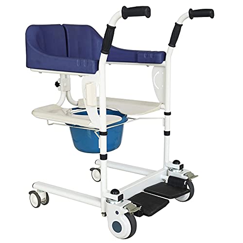 Silla elevadora para traslado de pacientes, multifuncional, para enfermería, portátil y plegable, con ducha y altura ajustable, elevador eléctrico para baño, inodoro doméstico.