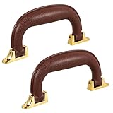 TOPPERFUN Asas de Repuesto para Equipaje y Bolsas de Viaje Juego de 2 Asas de Plástico Resistentes para Maletas y Cajas de Herramientas Color Café Accesorio Funcional para Maletas y