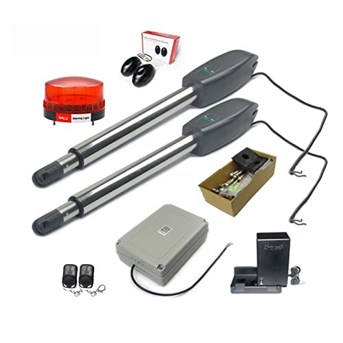 Moteur Portail, 400 kg automatique double bras électrique porte battante ouvre-porte opérateur moteur actionneur plus proche ouvre-porte battante for la sécurité à domicile/ferme/garage/entreprise ,po