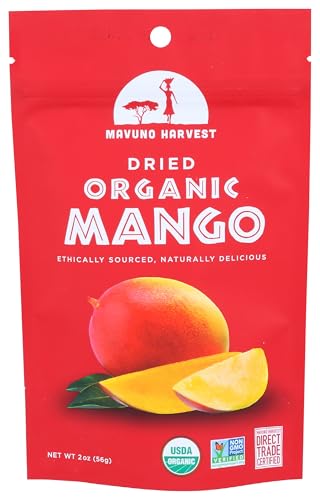 Mavuno Harvest Dried Mango, Organic, 2 oz