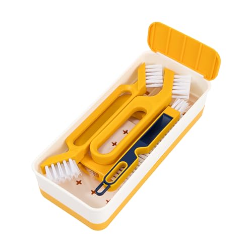 Opiniones y reviews de Caja de azulejo para baño más recomendados. 37 zolyet 4 Uds. Cepillo de Limpieza de Ranuras, Cepillo de Suelo con Caja de Almacenamiento, Limpieza de Puertas, Ventanas, rieles, Espacios de Esquina para Cocina, baño, bañera,...