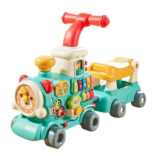 BRZU ベビーカー ベビーウォーカー 赤ちゃん歩行補助具 知育玩具 歩行学習 トレーニングサポート 子供 幼児用玩具 知育玩具 おしゃれ かわいい (グリーン)