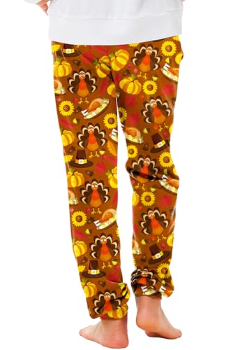 Image of Deerose 4th of July Pants American Flag Drawstring Sweatpants with Pockets 5-14 Years