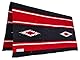 Majestic Ally Navajo-Design Acryl-Satteldecke, 91,4 x 86,4 cm, 1,1 kg, Rot und Schwarz