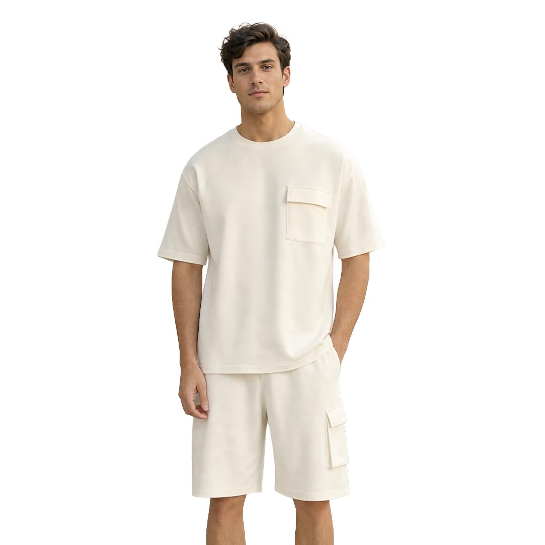 nobero Men's Cotton Co-Ord Set-picture-28