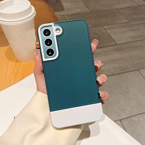 Coque silicone liquide anti-rayures au cadre carré rigide pour Galaxy S21