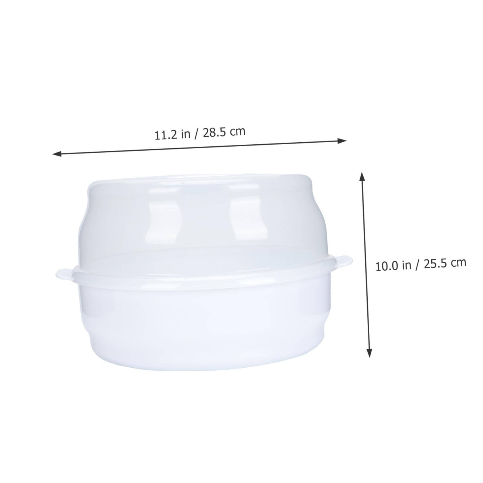 Caja Esterilizadora Microondas para Biberones, Portátil, PP Blanco