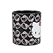 Hello Kitty Face Outlines 16 Oz Heat-Reactive Black Ceramic Mug