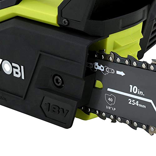 Ryobi ZRP547 ONE Plus 18V Cordless 10 in. Chainsaw with LithiumPlus Battery (Renewed)