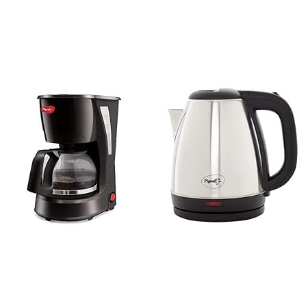 Pigeon by Stovekraft Brewster Coffee Maker. A Small Size Coffee Maker of Home Machine (Black) by Stovekra