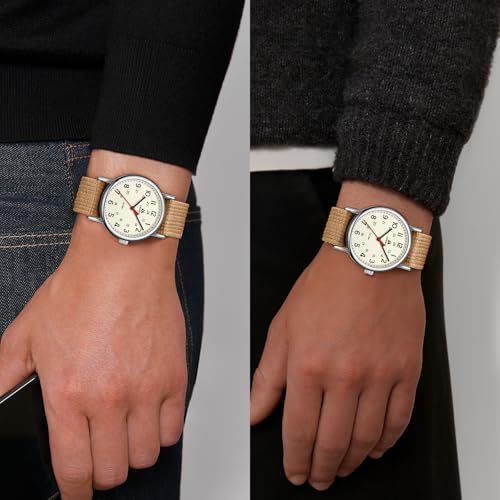 Image of LN LENQIN Mens Watches Unisex Military Sport Nylon Strap Stylish Luminous Fashion Analog Quartz Watch for Men Waterproof Army Tactical Casual Wristwatch