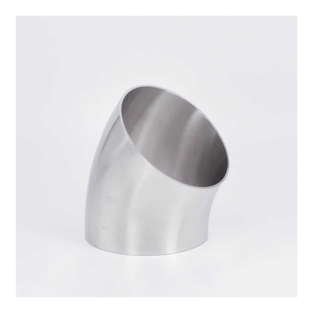 VXAXPOHZA 102mm 4 Inch Pipe OD SUS 304 Stainless Steel Butt Welding 45 Degree Elbow Fitting Home Brew Beer