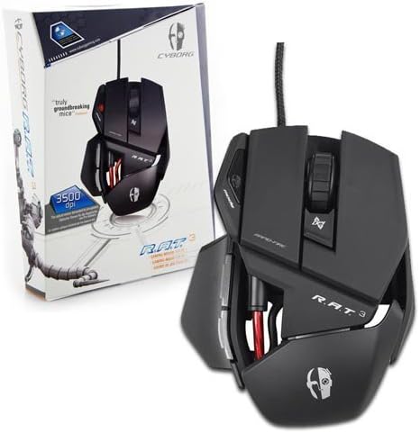 Pc - Mouse - Cyborg R.a.t 3 - Gaming Mouse - Optical Sensor (madcatz) - 728658033972