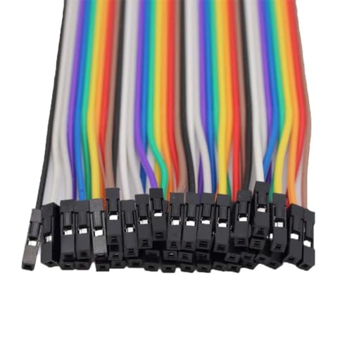 Sparetronic 120Pcs 20cm Multicolored Dupont Wire Kit - Male to Male, Female to Female, Male to Female Breadboard Jumper Wire Ribbon Cable for Arduino Raspberry Pi
