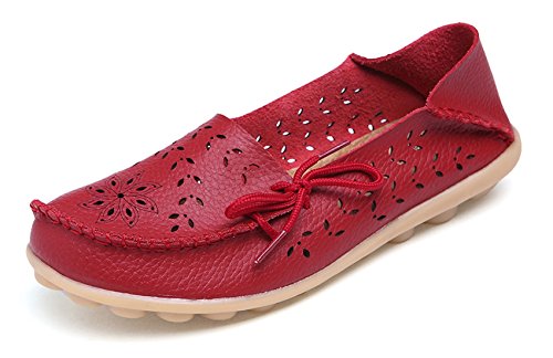 Image of VenusCelia Women's Breathable Comfort Walking Office Flat Loafer