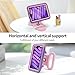Kids Case for iPad mini 7 (A17 Pro) 2024 /iPad Mini6 2021,Adjustable Portrait/Landscape Stand//Drop Proof with Handle/Kickstand,Child Friendly Case for iPad mini 7th/6th Gen 8.3inch (PurplePink)