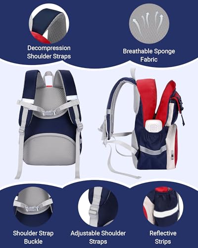 Image of Kids Backpack for Girls Boys Toddler School Bookbag with Lunch Box