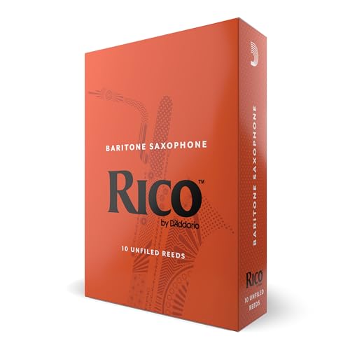 Anches Rico pour saxophone baryton force 3.0 boite 10 anches