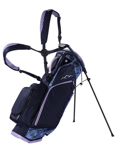 Sun Mountain Women's Eclipse 3.5 Lightweight Stand Golf Bag 14-Way Top - 2025 Model, Floral-Navy-Lilac