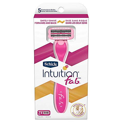Schick Intuition f.a.b. Women Razor Handle (Pack of 2)