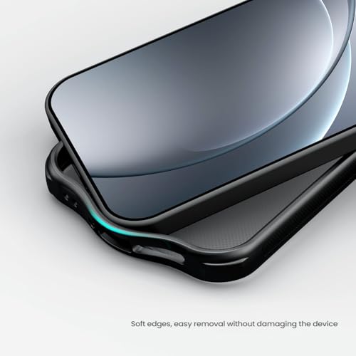 Image of PRITO Nilkin Slim Magnetic Matte Series case for Oppo Find X9 (X9), MagSafe Magnetic, Shockproof and Scratch-Resistant, Lightweight Case (Transparent Black, Find X9)